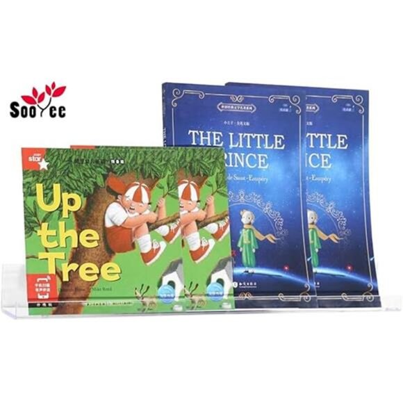 6 Pack 15 Inch Acrylic Invisible Kids Floating Bookshelf for Kids Room,Modern - Picture 5 of 7